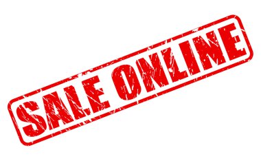 Satılık online kırmızı damga metni