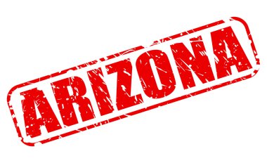 Arizona kırmızı damga metni