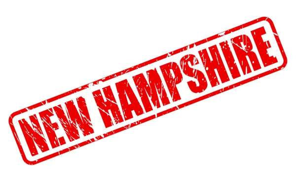 New hampshire kırmızı pul — Stok Vektör