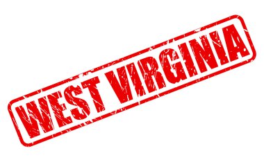 Batı virginia kırmızı damga metni