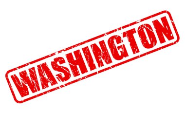 Washington kırmızı damga metni