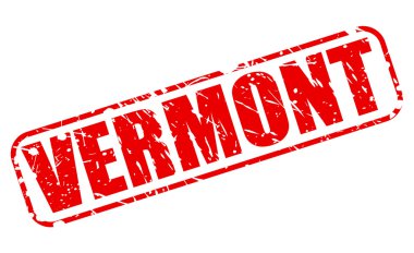 Vermont kırmızı damga metni