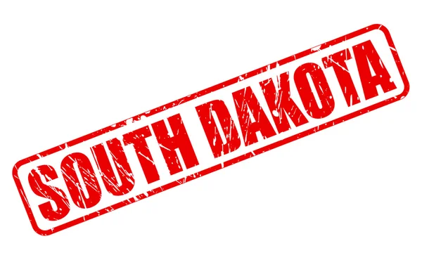 South dakota rode stempel tekst — Stockvector