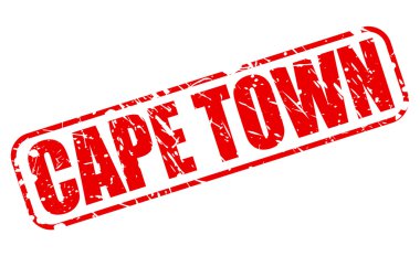 Cape town kırmızı damga metni