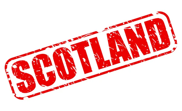 Schotland rode stempel tekst — Stockvector