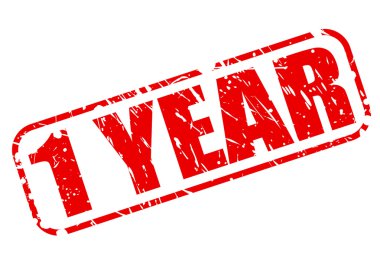 1 yıl kırmızı damga metni