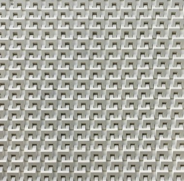 Soyut Beyaz çimento blok duvar desen