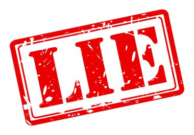 Kırmızı damga metni yalan