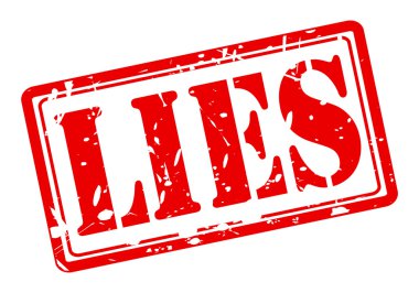 Lies red stamp text clipart