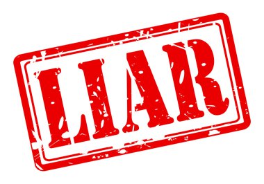 Liar red stamp text clipart