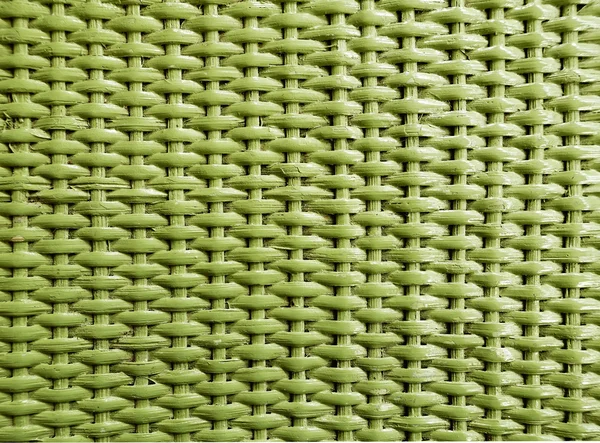 Textur aus grünem Rattan — Stockfoto