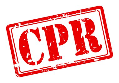 CPR kırmızı damga metni