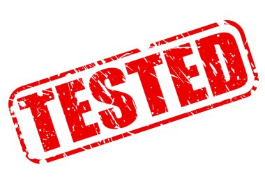 Kırmızı damga metni test