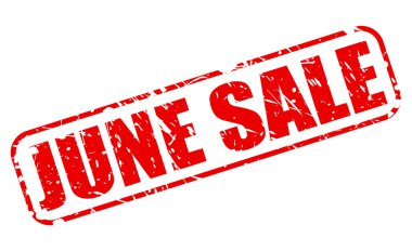 Haziran Satılık kırmızı damga metni