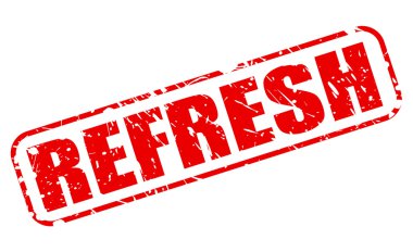 Yenileme kırmızı damga metni