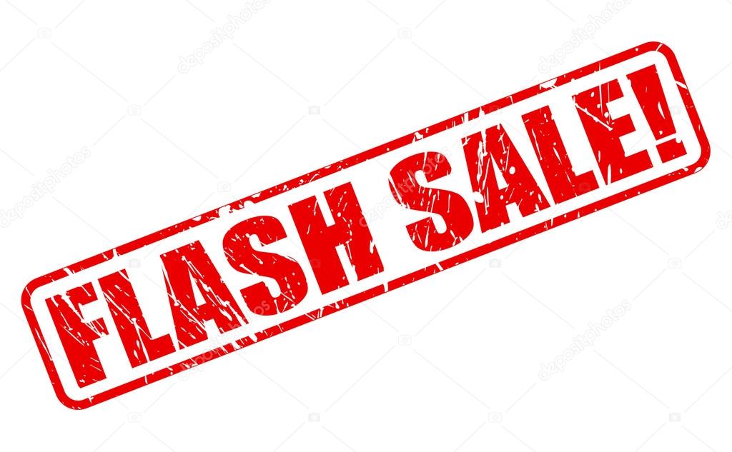 Flash sale red stamp text