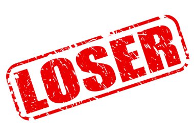 kaybeden kırmızı damga metni