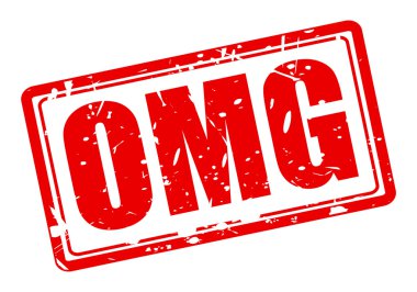 omg red stamp text