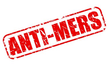 Anti-MERS red stamp text