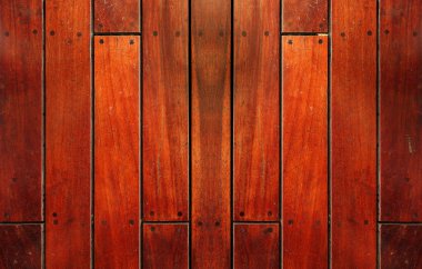 Texture of old brown wooden boards