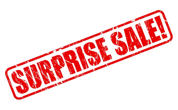 Surprise sale red stamp text — Stock Vector