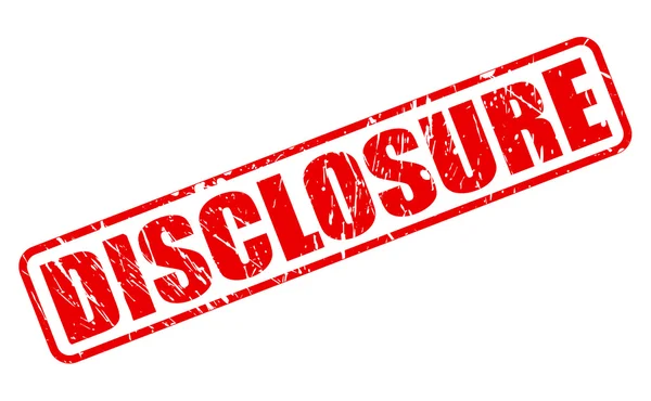 Açığa çıkması kırmızı damga metni