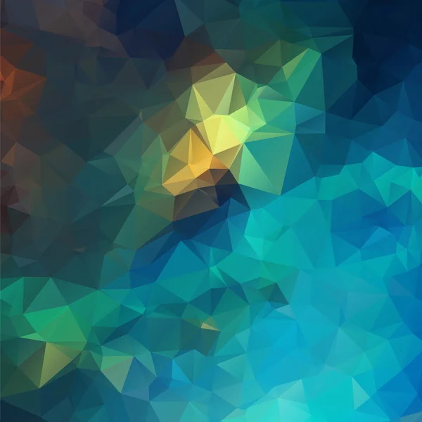 Modrý mnohoúhelník abstraktní vzor — Stockový vektor