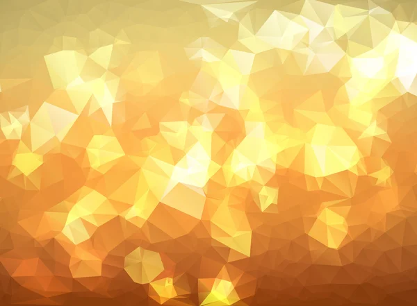 Abstraktes Dreieck Gold Hintergrund — Stockvektor