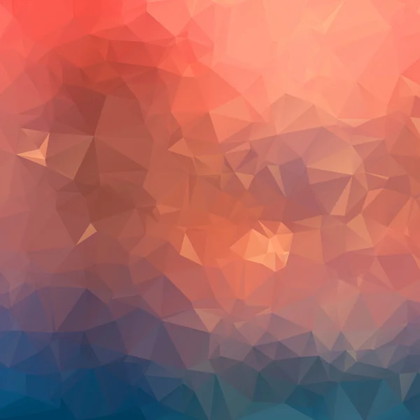 Abstraktní trojúhelníku červené a modré textury mnohoúhelník — Stockový vektor