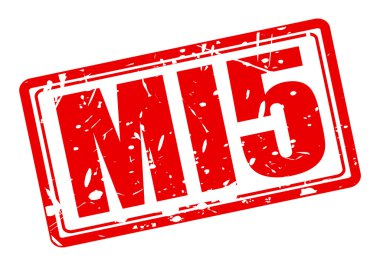 MI5 kırmızı damga metni
