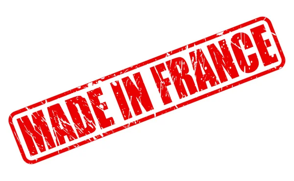 Made in france red stamp text — Stock Vector