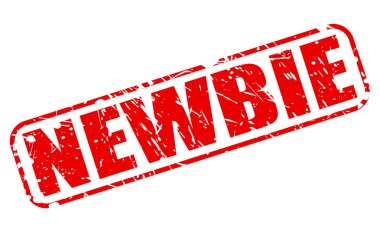 Newbie kırmızı damga metni