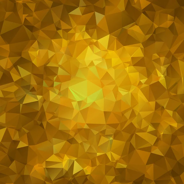 Triángulo abstracto textura de oro — Vector de stock