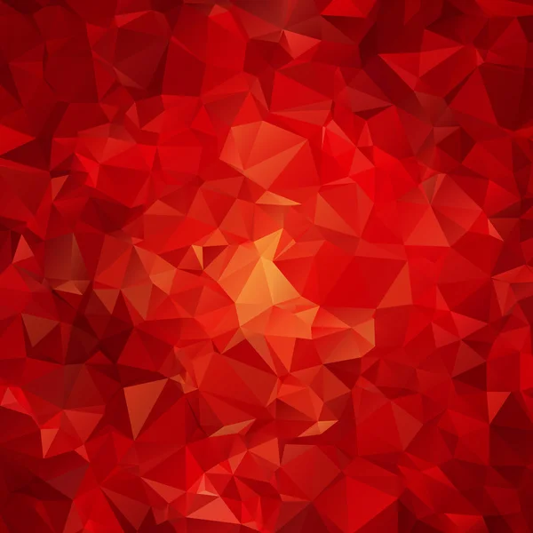 Red abstract polygon pattern — Stock Vector