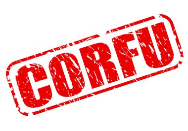 Corfu kırmızı damga metni