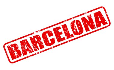Barcelona kırmızı damga metni