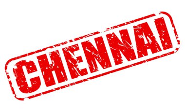 Chennai kırmızı damga metni