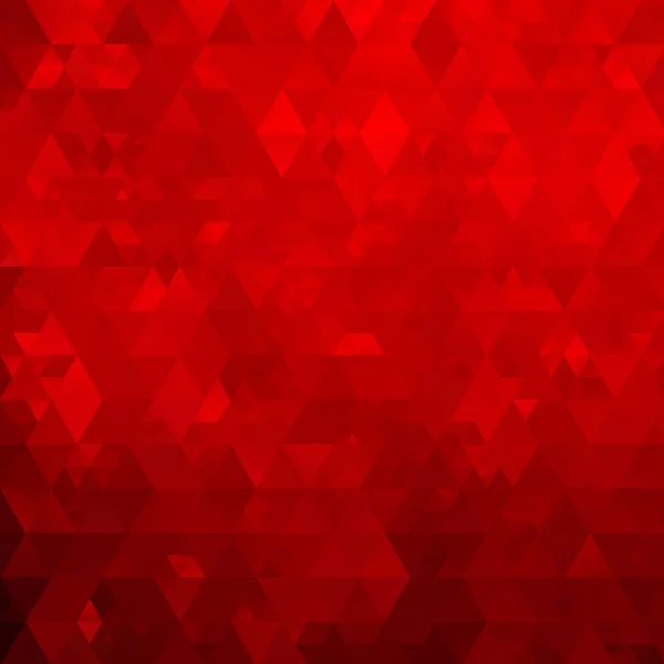 Abstrato mosaico geométrico vermelho — Vetor de Stock