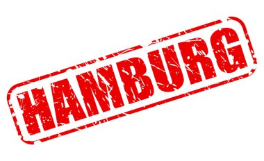 Hamburg kırmızı damga metni
