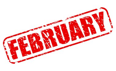 Şubat kırmızı damga metni