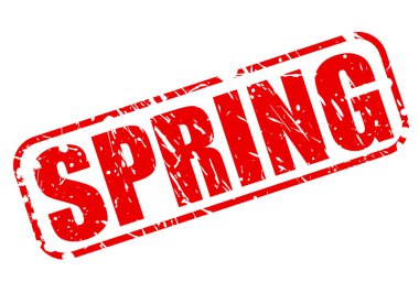 Bahar kırmızı damga metni