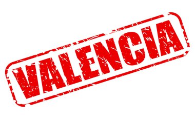 Valencia kırmızı damga metni