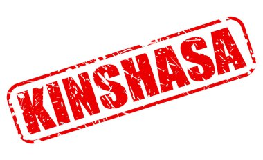 Kinshasa kırmızı damga metni