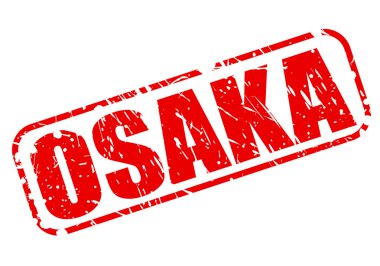 Osaka kırmızı damga metni