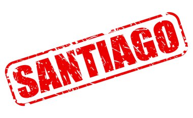 Santiago kırmızı damga metni