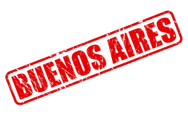 Buenos Aires kırmızı damga metni