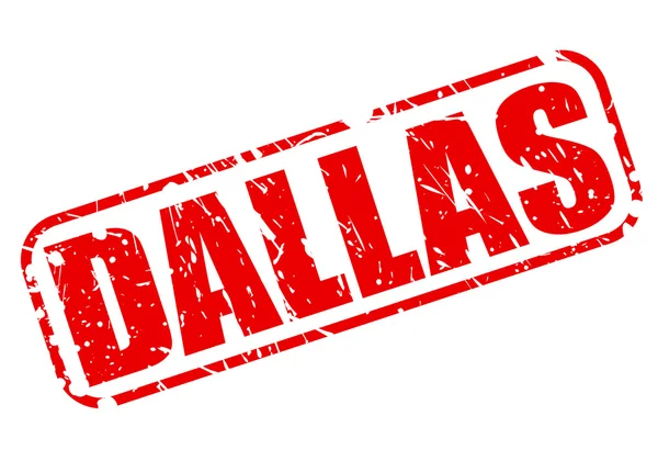 DALLAS texto de sello rojo — Vector de stock