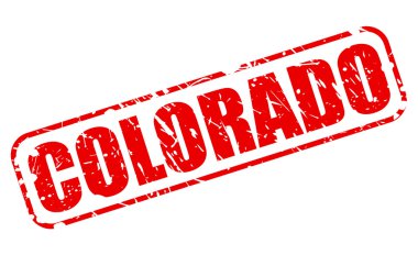Colorado kırmızı damga metni