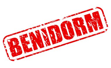 Benidorm kırmızı damga metni