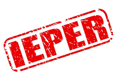 Ieper kırmızı damga metni